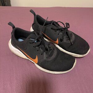 Nike Men's Flex Experience Run 10 Shoes Black/Total Orange - Men's Size 9.5